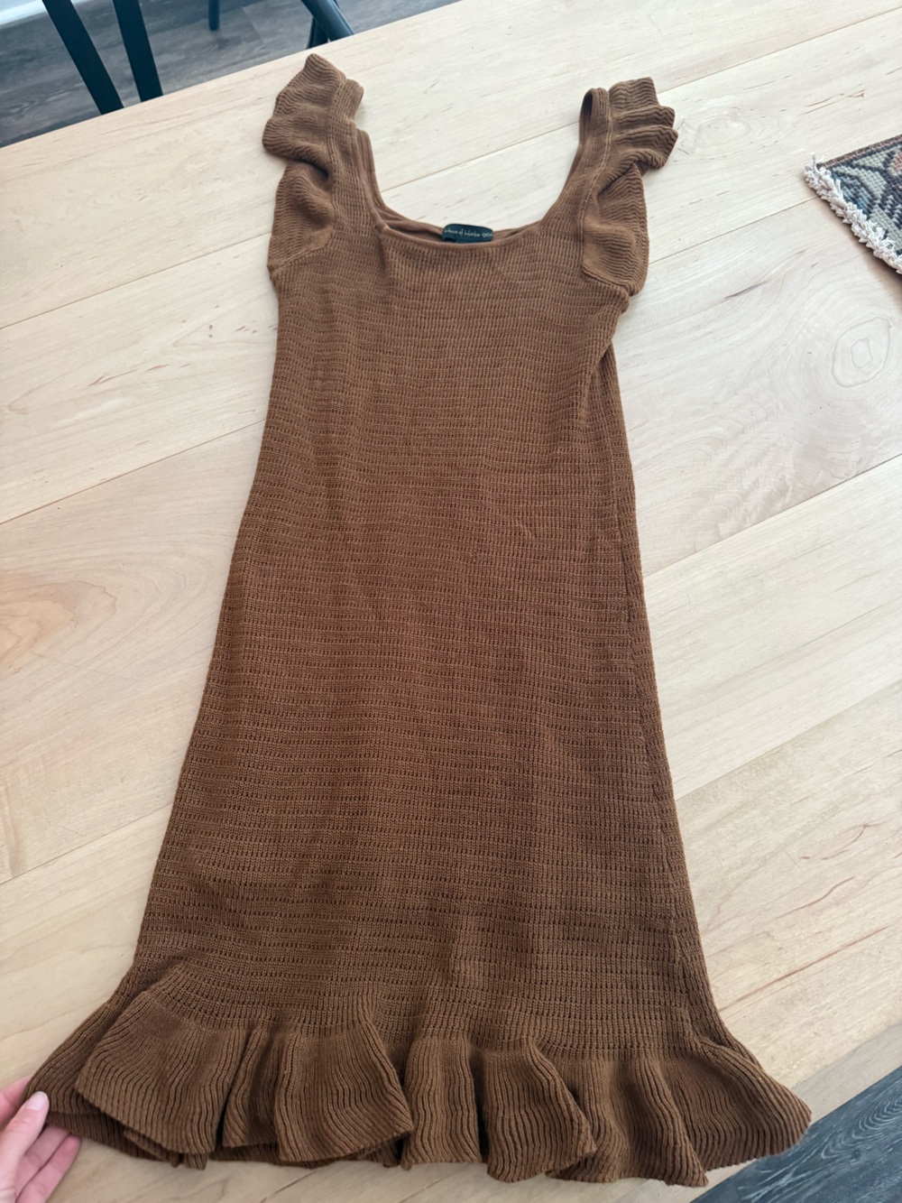 Midi knit dress